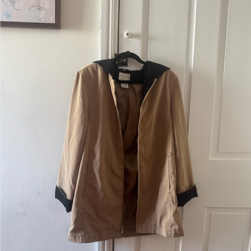 Women's Vintage White Stag Hooded Jacket
